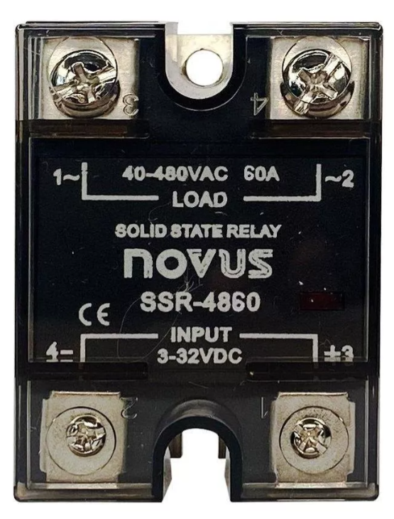 RELE DE ESTADO SOLIDO SSR-4860  60A / 480VAC 8824011060 NOVUS