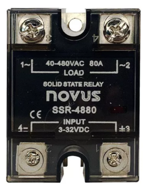 RELE DE ESTADO SOLIDO SSR-4880  80A / 480VAC 8824011080 NOVUS