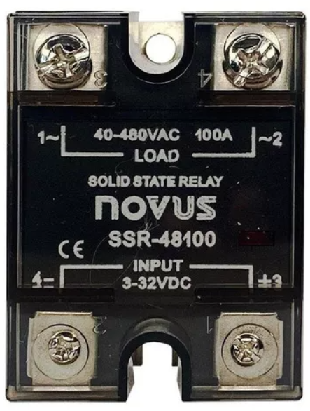 RELE DE ESTADO SOLIDO SSR-48100  100A / 480VAC 8824011100 NOVUS