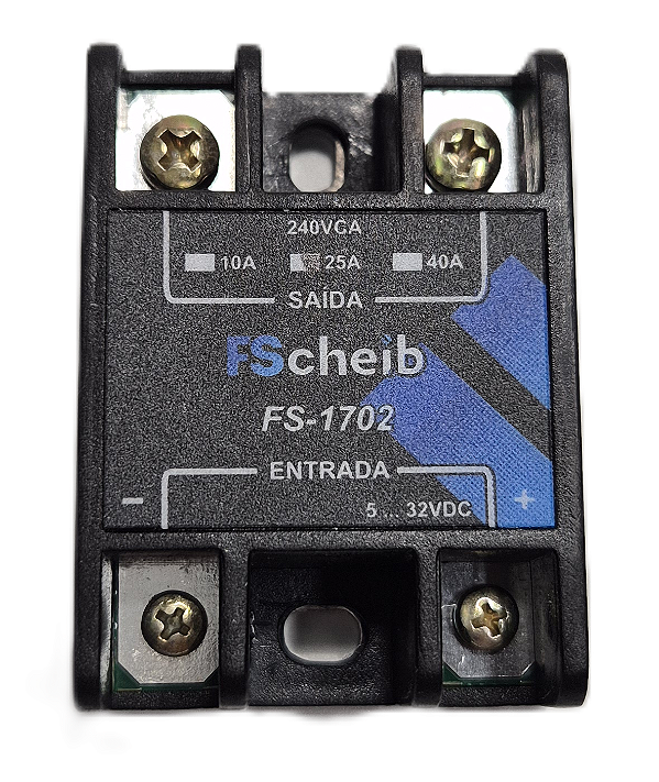 RELE DE ESTADO SOLIDO FS-1702-AG 25A/240VCA FSCHEIB
