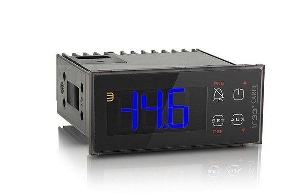 CONTROLADOR CAREL IR33 IREVC0HC0A 115/230 CONTROLADOR CAREL IR33 IREVC0HC0A 115/230 DISPLAY AZUL, 16A 8A 8A 2NTC 2DI, ALARME, RTC, CONECT TERM DE PARAFUSO