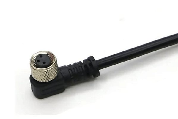 CABO CONECTOR M8 CL3-8 3 PINOS FEMEA ANGULAR 2mts