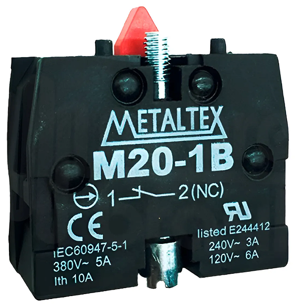 BLOCO DE CONTATO M20-1B 1NF METALTEX