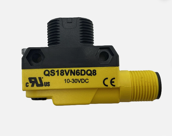 SENSOR FOT. DIFUSO M18 - QS18VN6DQ8 - NPN NA+NF 10-30Vdc Saida Con. M12 4P - SN: 450mm IP67 - BANNER
