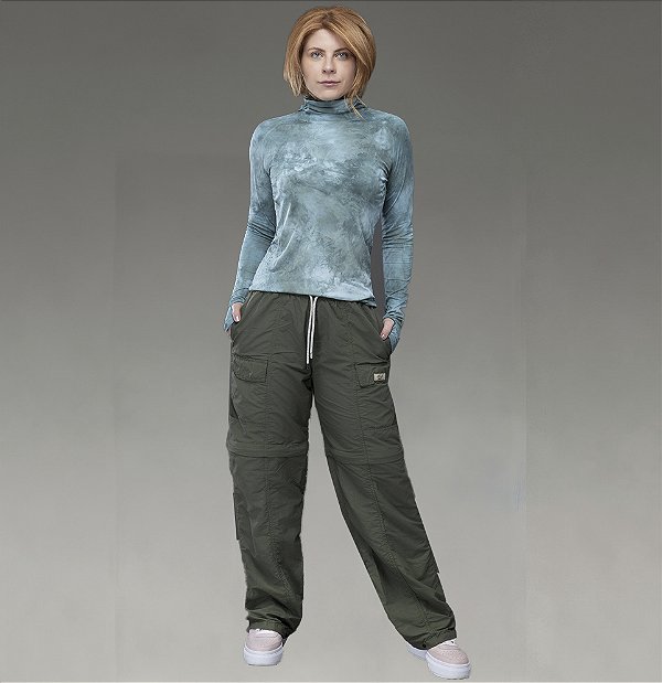 Calça Bermuda Explorer Feminina com Proteção UV 50+