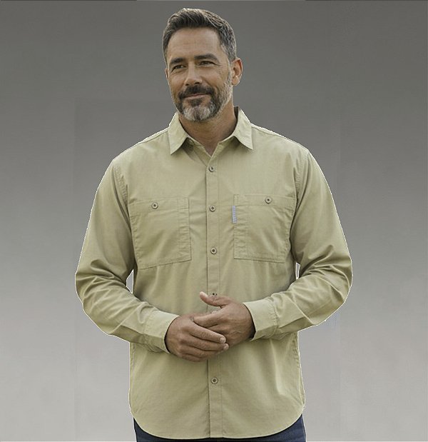 Camisa Pow Masculina com Proteção Solar UV 50+