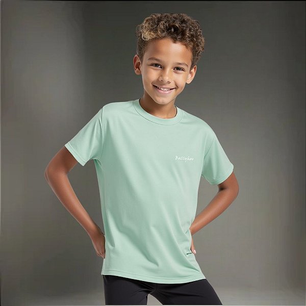 Camiseta Performance Infantil Manga Curta com Proteção UV 50+