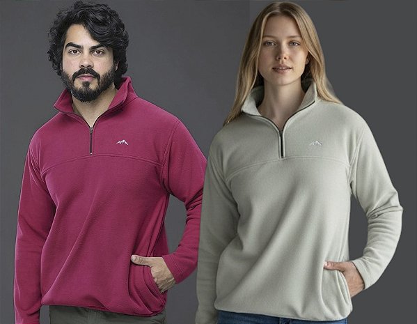 Moletom Fleece Unissex com Proteção Solar UV 50+
