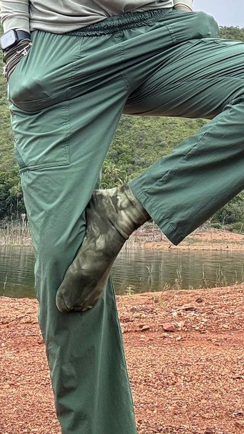 Meia Camuflada de Poliamida com Repelência a Insetos