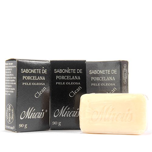 Sabonete de Porcelana Mírcris Clean - Anti-acne  - PELE OLEOSA 90g