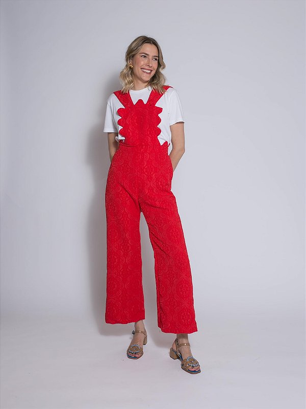 Macacão Petúnia | Vermelho