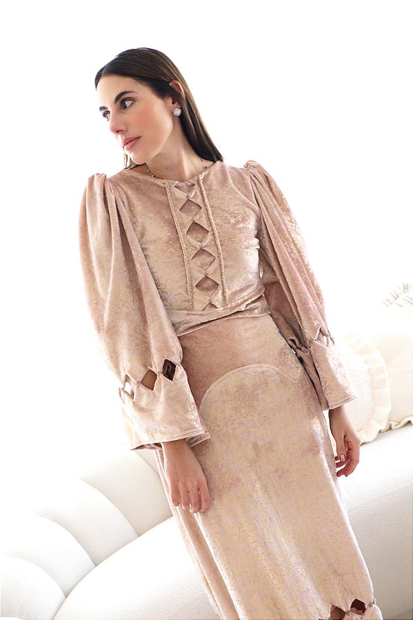 Blusa Protea | Rose