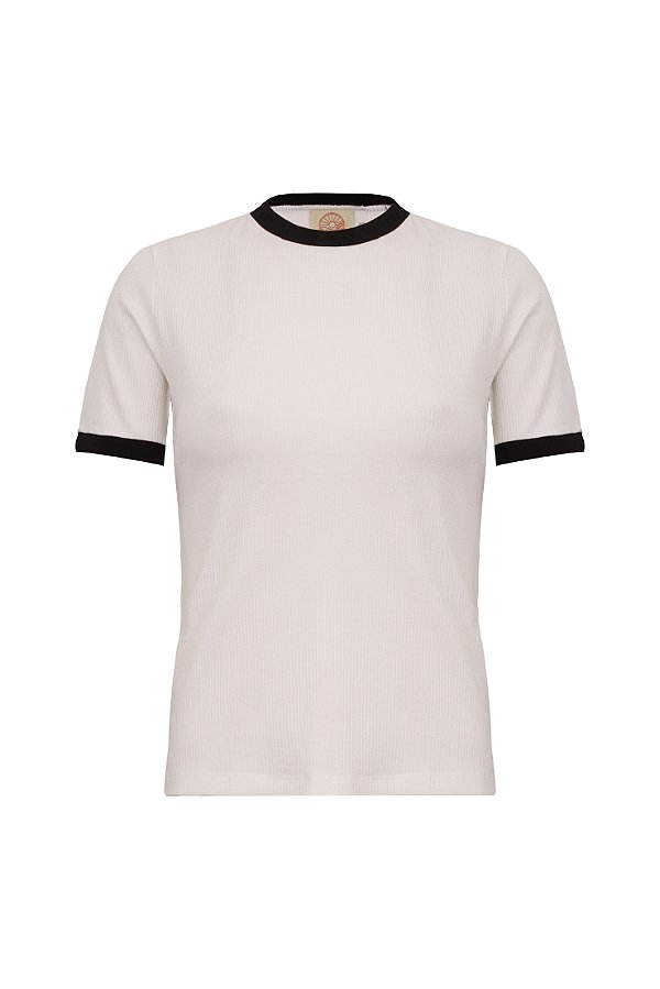 Camiseta Canelada Basic | Off White
