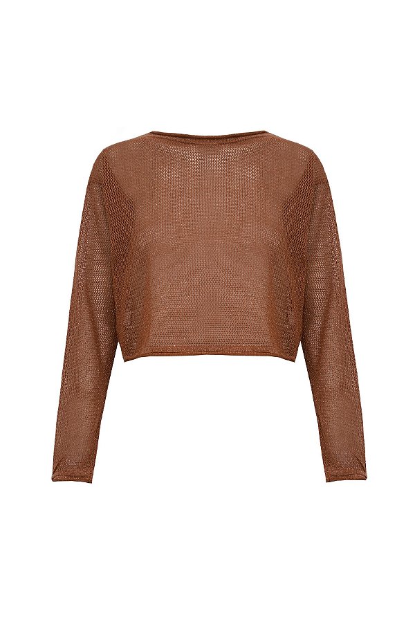 Blusa Telada Caramelo