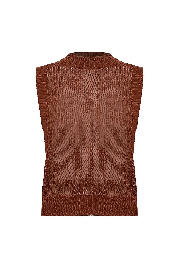 Regata Tricot Cavada | Marrom