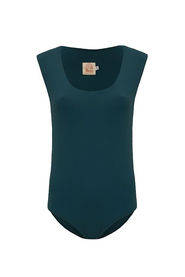 Body Decote Quadrado | Verde