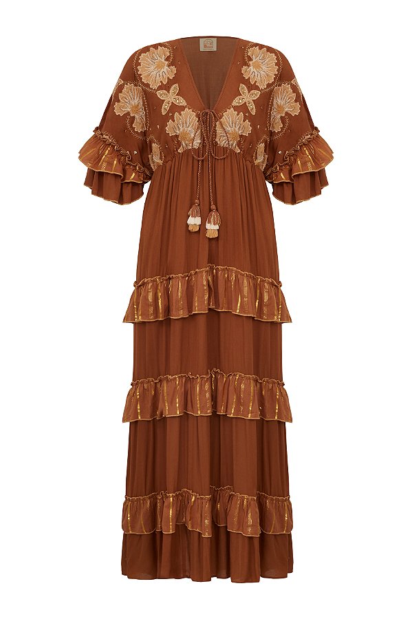 Vestido Resort Maya | Marrom