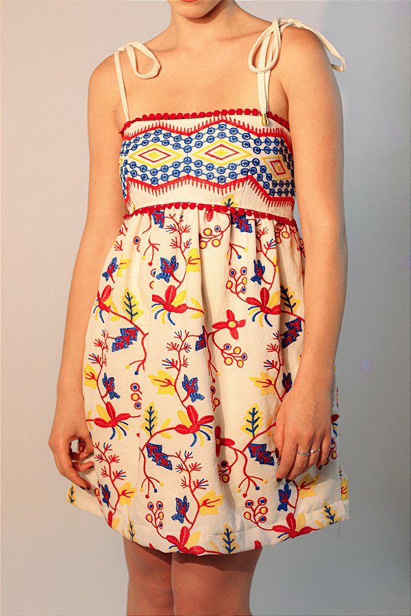 Vestido Semente Curto