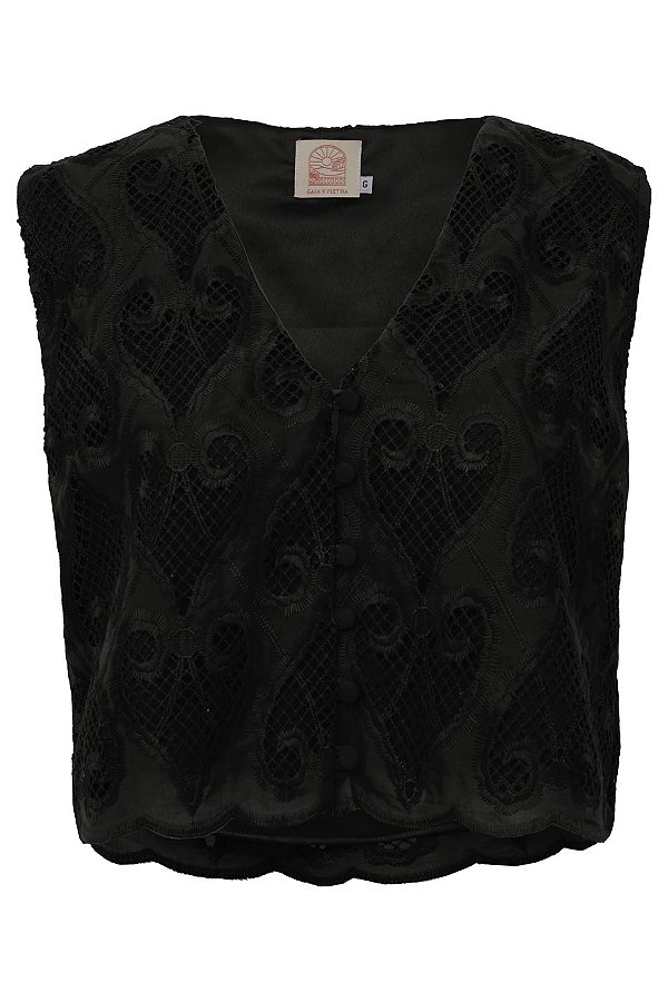 Blusa Guadalupe | Preta