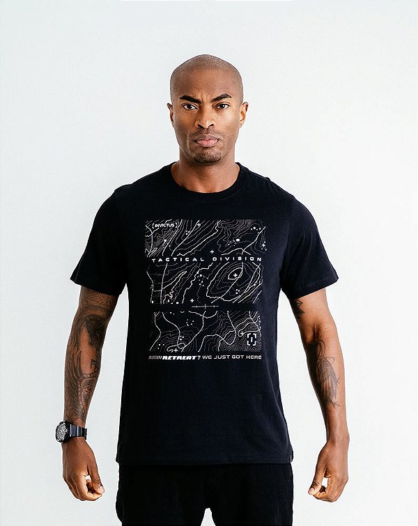 Camiseta T-Shirt Concept Got Here PRETA Invictus