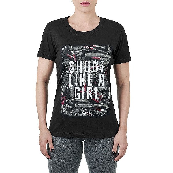 T-Shirt Concept Shoot Like a Girl PRETA Invictus