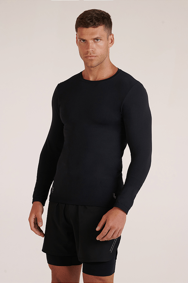 Camiseta Termica T-Shirt Underwear Warm PRETA Lupo