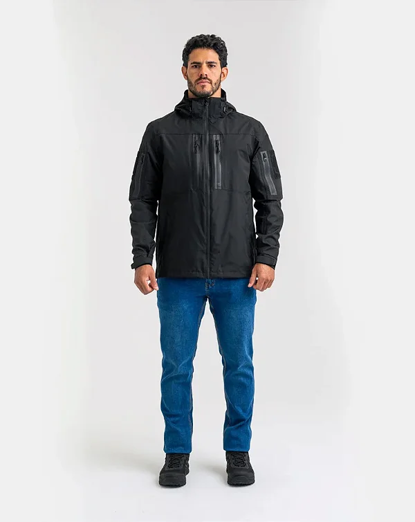 Jaqueta Rain 3.0 Masculina PRETA Invictus
