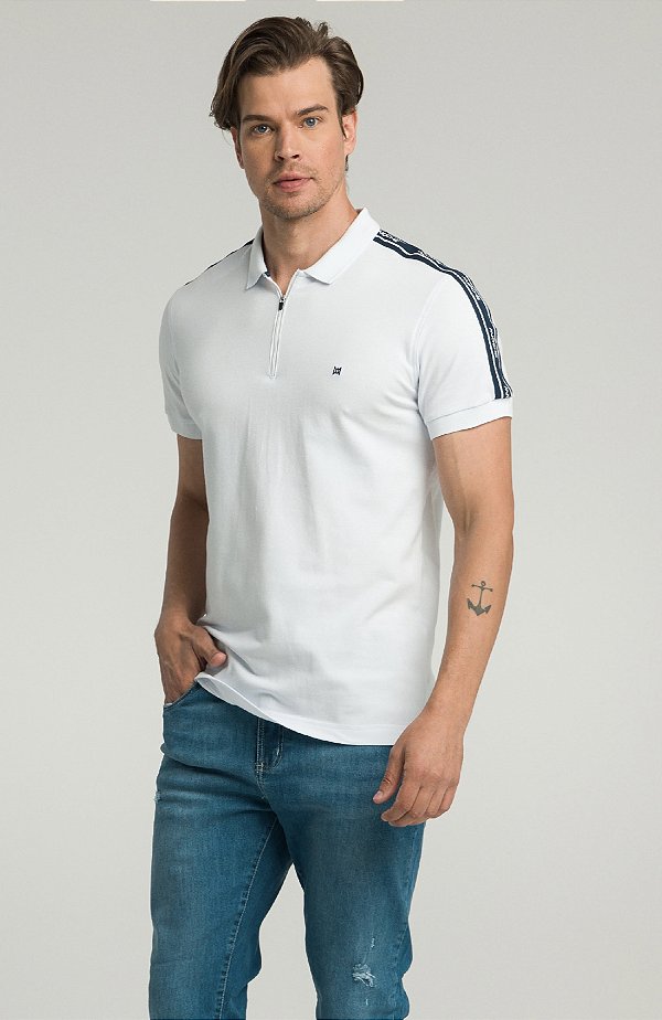 Polo Piquet com Zíper