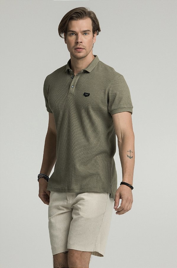 Polo Moscou Texturizada