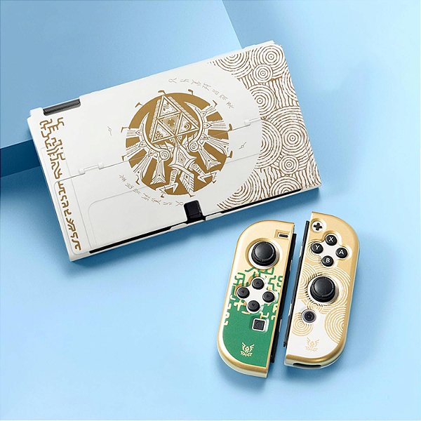 Joy con e doc semi novos edição zelda semi novo