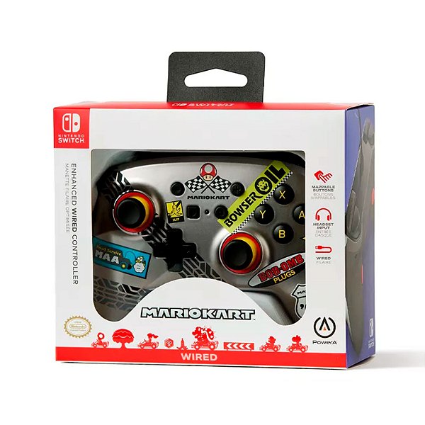 Controle PowerA Mario Kart /Nintendo Switch