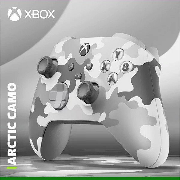 controle xbox arctic camo