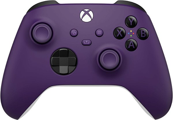 Controle xbox astral purple semi novo