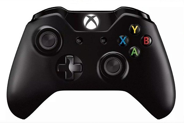 Controle Xbox one preto semi novo