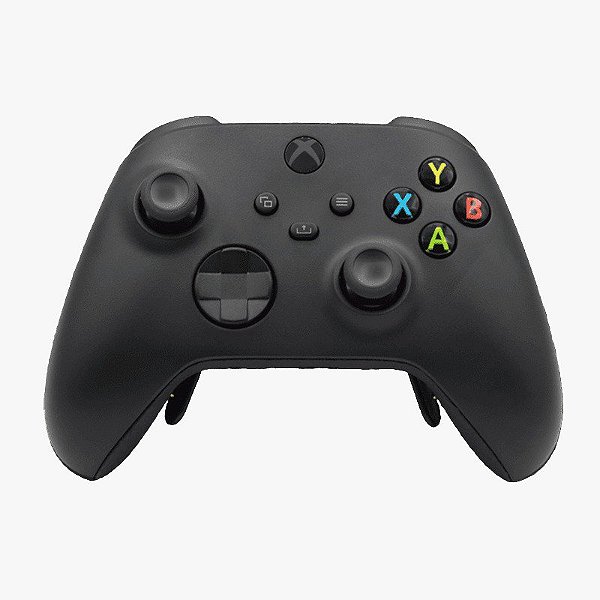 Controle xbox preto com peddlles semi novo