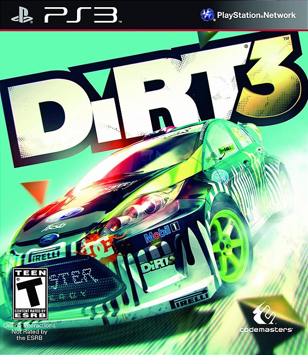 Dirt 3 PS3 semi novo