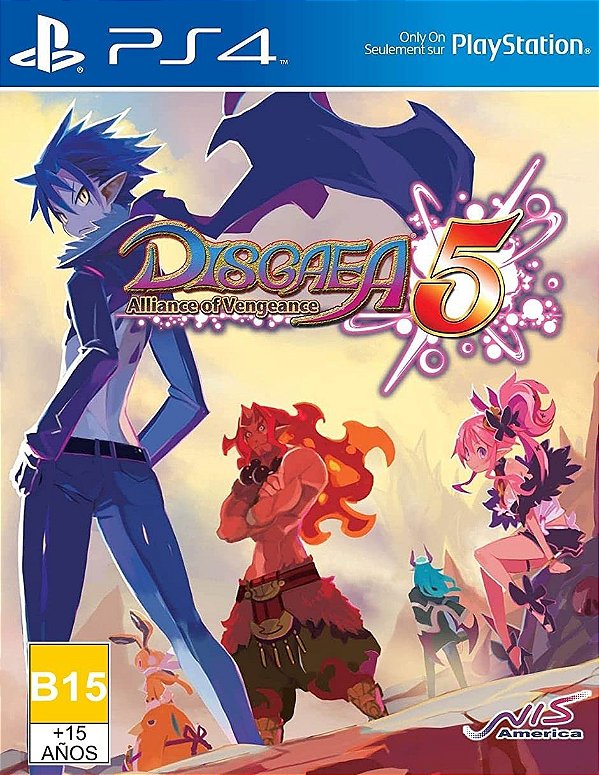Disgaea 5 Alliance of Vengeance semi novo