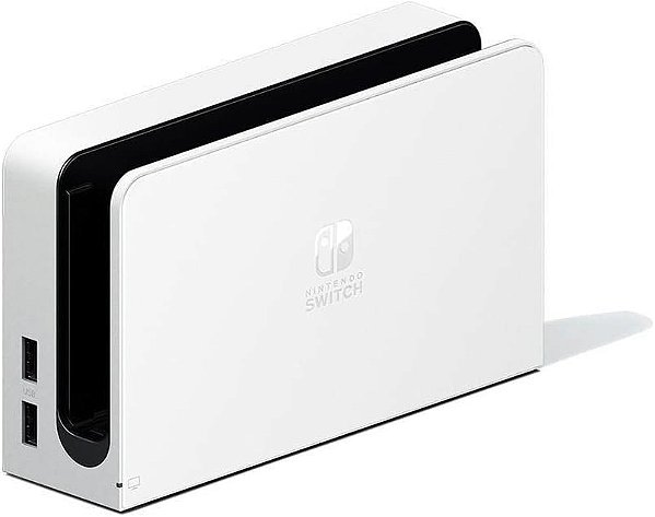 Doc nintendo switch oled branco semi nova