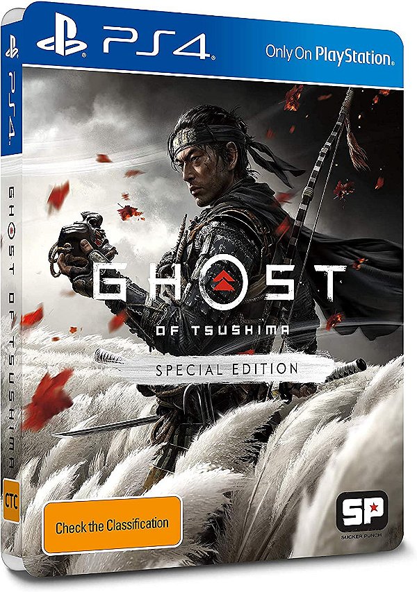 Ghost Of Tsushima Edição Steelbook semi-novo