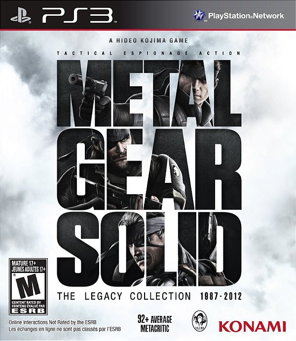 metal gear solid ps3 novo