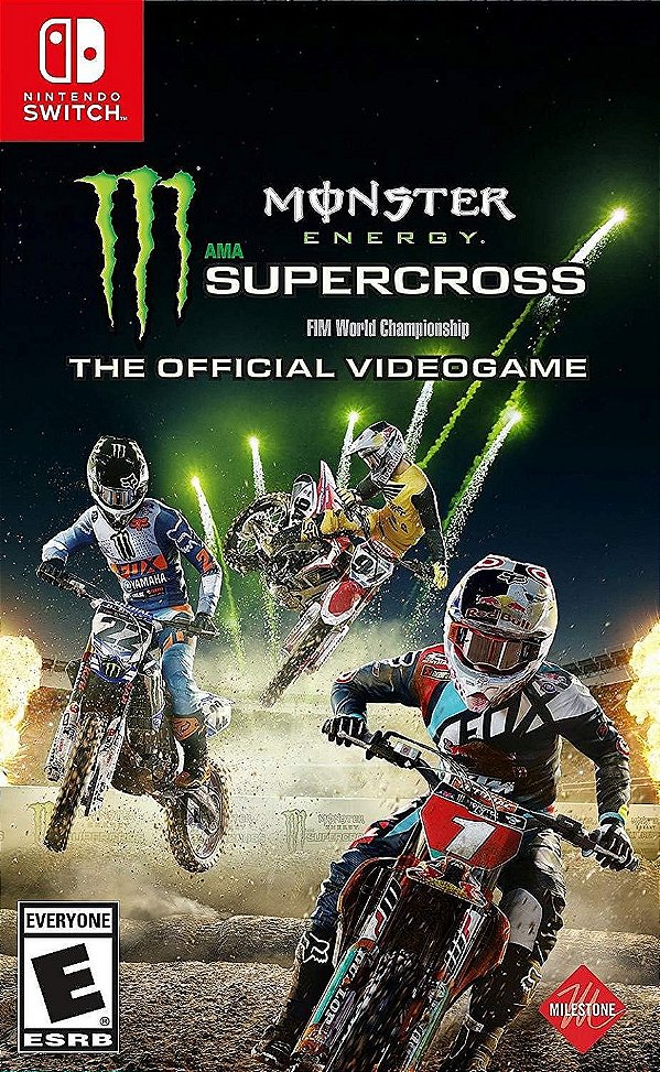 Monster Energy Supercross Nintendo Switch semi novo (somente cartucho)