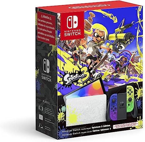 nintendo switch oled splatoon desbloqueado
