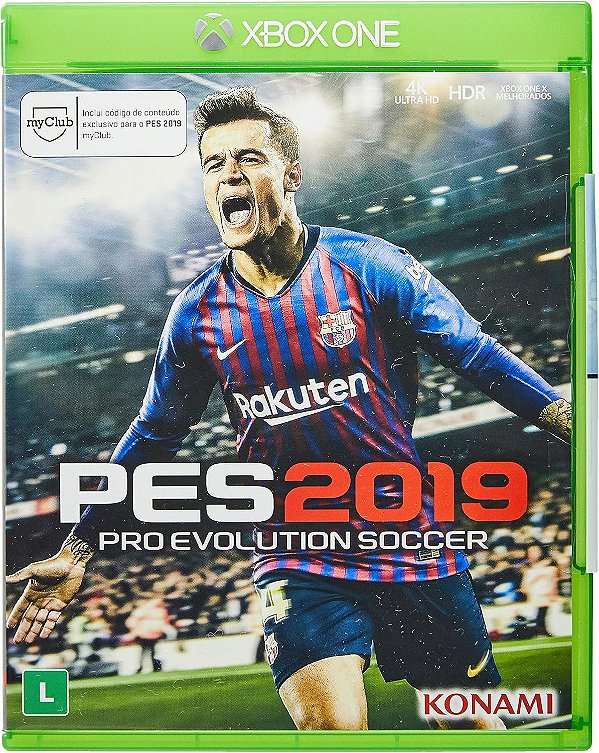 pes 19 xbox semi novo
