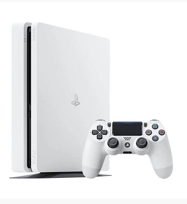 PlayStation 4 Slim 1tb glacier white semi-novo