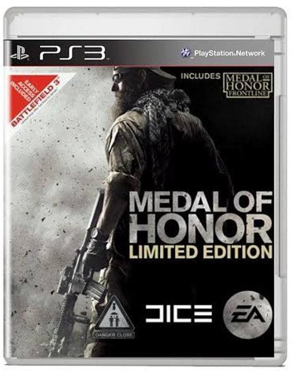 medal of honor edição limitada ps3