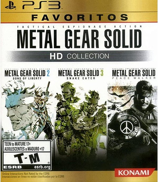 Metal Gear Solid HD Collection PS3