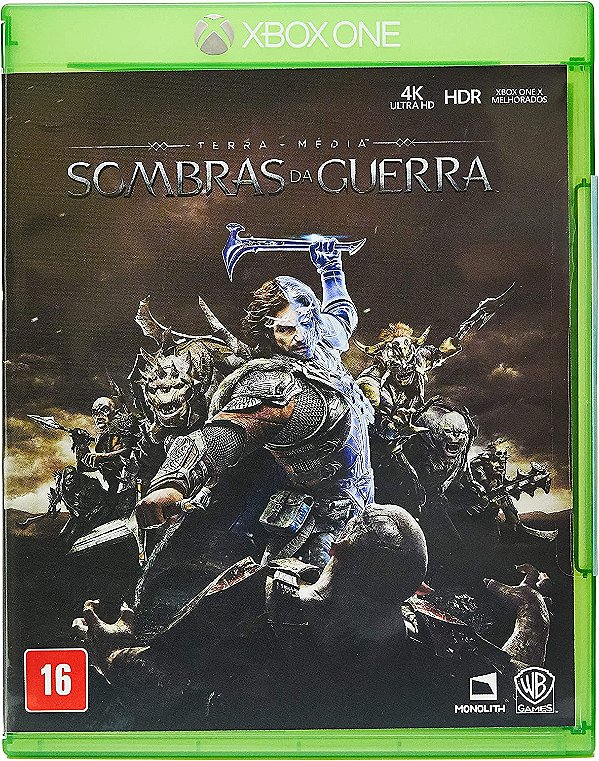 Sombras Da Guerra Br Xbox One semi novo
