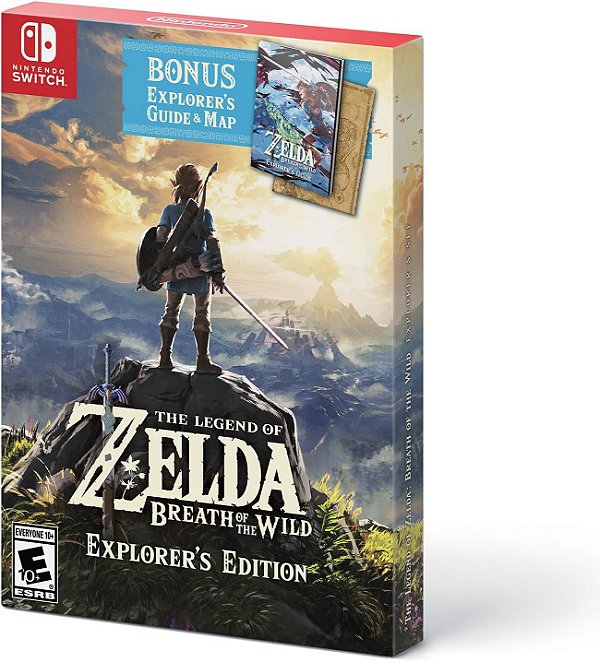 The Legend of Zelda Breath of the Wild Explorers Edition Nintendo Switch semi novo