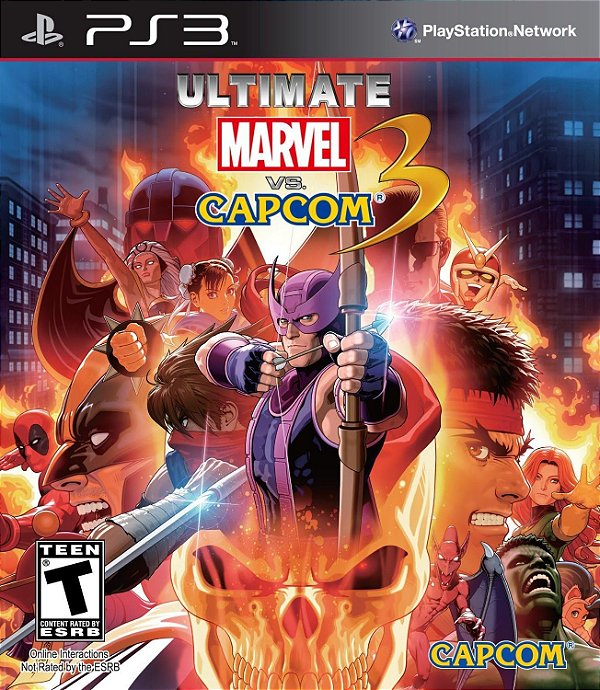 ultimate marvel vs. capcom 3 ps3 semi novo