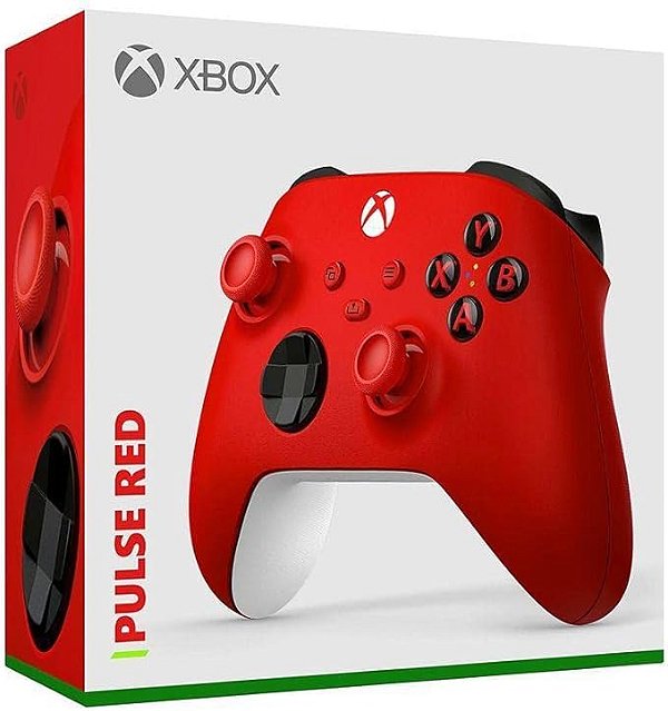 Controle Xbox Pulse Red seminova